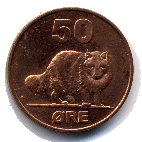 Dog Sled Team animal wildlife tri-metalic coin 2010 Greenland 50 kroner